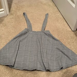 Worn once Nasty Gal size 2 skirt with suspenders